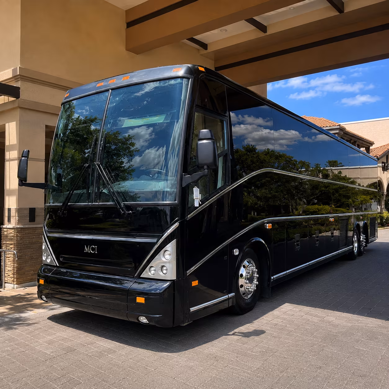 charter buses for guests flying into philadelphia international airport