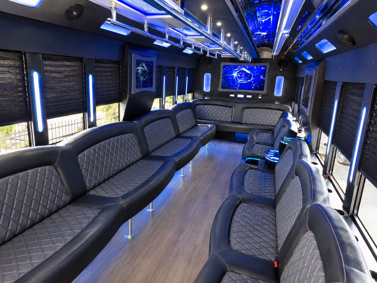 reading night out party bus rental